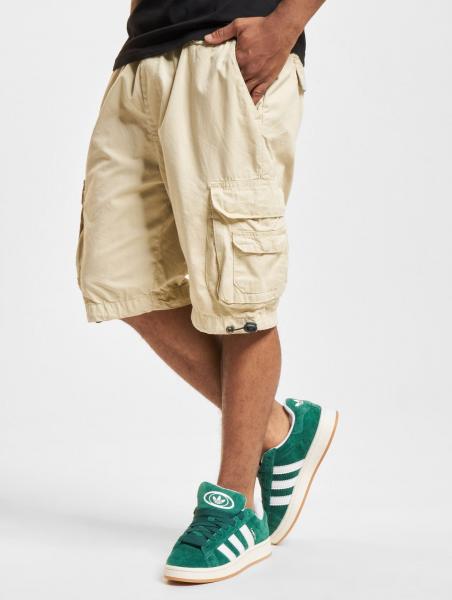 bequeme Urban Classics Herren Shorts 200 g/m&sup2; mit Baumwolle Beige