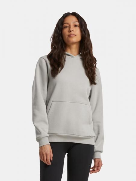 bequemer Build Your Brand Damen Hoodie Kapuze 330 g/m&sup2; mit Baumwolle Grau