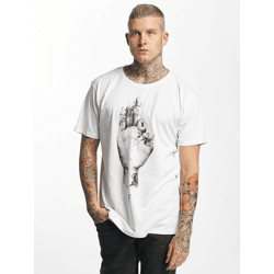 bequemes Famous Stars and Straps Herren T-Shirt Mirror-Look 160 g/m² mit Baumwolle Weiß