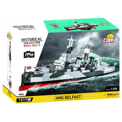 COBI-4844- Konstruktionsspielzeug - HC WWII - HMS BELFAST IWM
