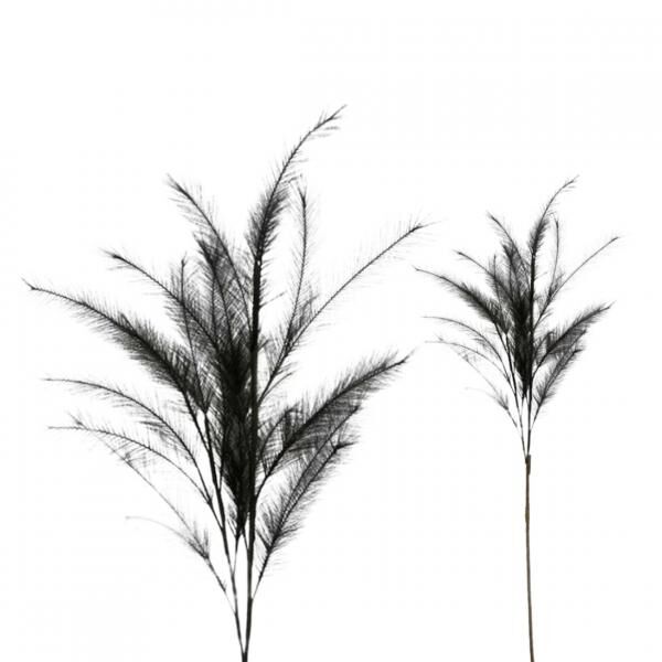 HBX Künstliche Zweigfahne schwarz 150 cm