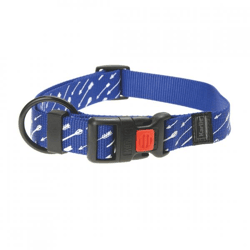 Karlie Halsband, verstellbar, L, blau, Pfeile