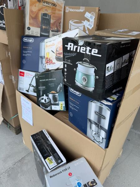 K&Uuml;CHEN- & REINIGUNGSGER&Auml;TE &ndash; AMAZON-RETOUREN &ndash; 75% UNTER RETAIL &ndash; 24 ST- 37,23 &euro;/ST- 6,48 &euro;/KG