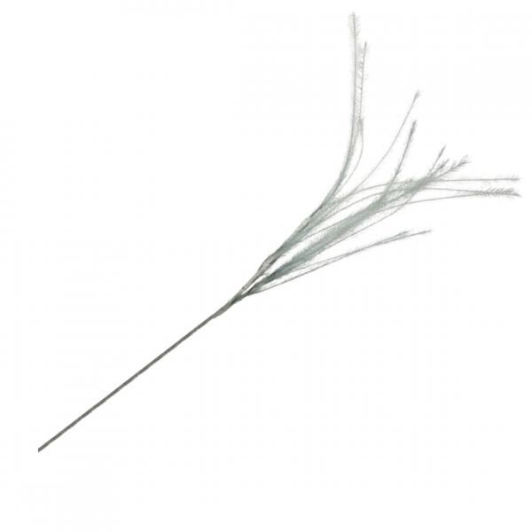 Künstliche Zweigfedern grau 150 cm