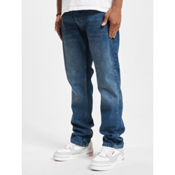 lässige Rocawear Herren Jeans Taschen Straight Fit mit Baumwolle Blau