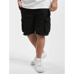 lässige URBAN CLASSICS Herren Shorts Kordelzug Taschen 200 g/m² mit Baumwolle Schwarz