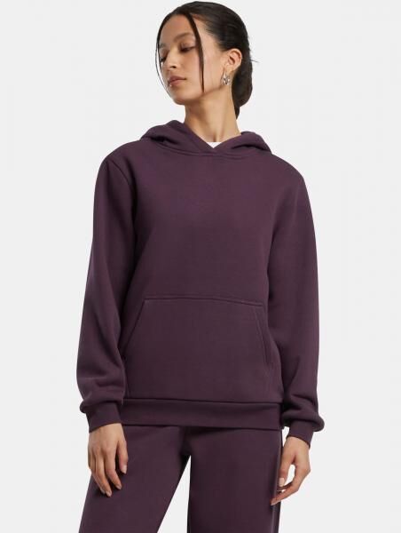 l&auml;ssiger Build Your Brand Damen Hoodie Kapuze 330 g/m&sup2; mit Baumwolle Violett