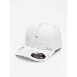 moderne Flexfit Unisex Cap Stretch mit Baumwolle Weiß/Camouflage