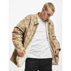moderne Southpole Herren Jacke Taschen gesteppt 175 g/m² mit Baumwolle Beige