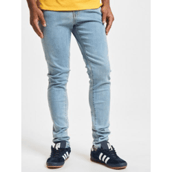 moderne URBAN CLASSICS Herren Jeans Slim Fit Stretch Taschen mit Baumwolle Blau