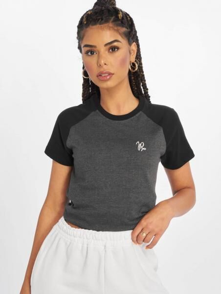 modernes Just Rhyse Damen T-Shirt Grau