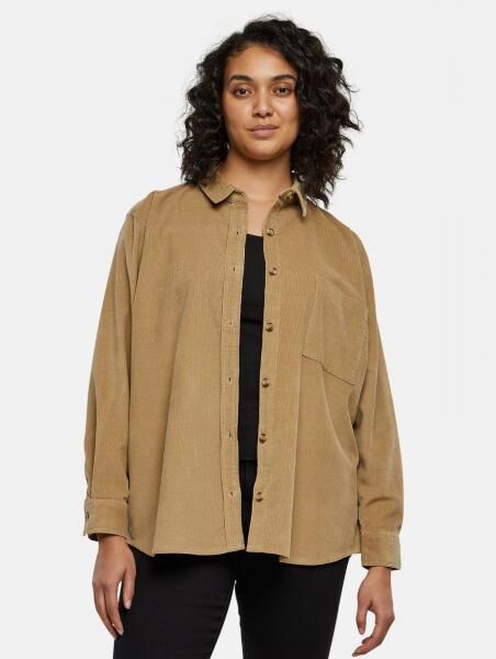 modernes Urban Classics Damen Polo-Shirt 200 g/m&sup2; mit Baumwolle Beige