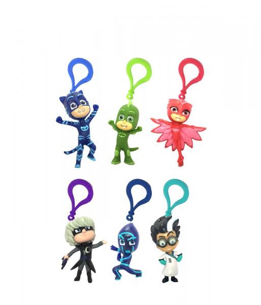 PJ Masks - 3D PVC Schl&uuml;sselanh&auml;nger/Clip On 6 cm