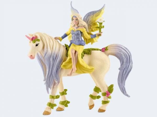 Schleich 70565 - bayala Sera mit Bl&uuml;ten Einhorn Spielfigur