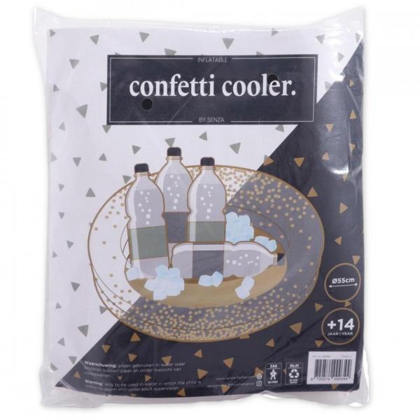 SENZA aufblasbarer Becherhalter gold 55 cm