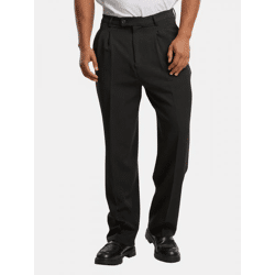 stylische URBAN CLASSICS Herren Anzugs-Hose Stretch Schwarz