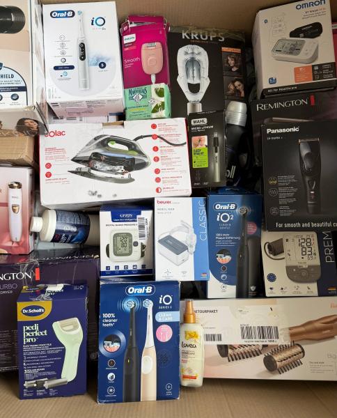 BEAUTY- & GESUNDHEITSGER&Auml;TE &ndash; AMAZON-RETOUREN &ndash; 75% UNTER RETAIL &ndash; 228 ST- 8,07 &euro;/ST- 15,70 &euro;/KG