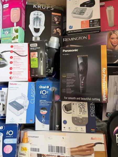 BEAUTY- & GESUNDHEITSGER&Auml;TE &ndash; AMAZON-RETOUREN &ndash; 75% UNTER RETAIL &ndash; 228 ST- 8,07 &euro;/ST- 15,70 &euro;/KG