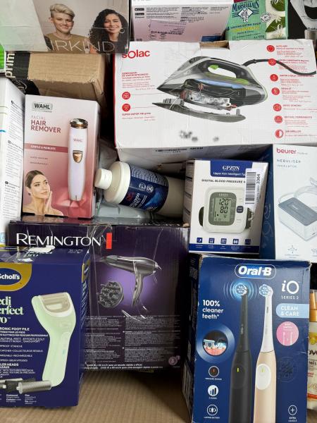 BEAUTY- & GESUNDHEITSGER&Auml;TE &ndash; AMAZON-RETOUREN &ndash; 75% UNTER RETAIL &ndash; 228 ST- 8,07 &euro;/ST- 15,70 &euro;/KG