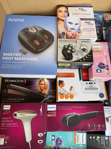 BEAUTY- & GESUNDHEITSGER&Auml;TE &ndash; AMAZON-RETOUREN &ndash; 75% UNTER RETAIL &ndash; 233 ST- 16,38 &euro;/ST- 27,49 &euro;/KG