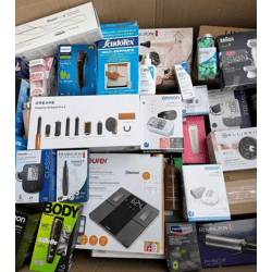 BEAUTY- & GESUNDHEITSGERÄTE – AMAZON-RETOUREN – 75% UNTER RETAIL – 277 ST- 8,10 €/ST- 18,94 €/KG