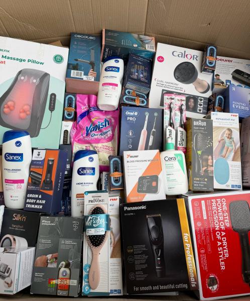 BEAUTY- & GESUNDHEITSGER&Auml;TE &ndash; AMAZON-RETOUREN &ndash; 75% UNTER RETAIL &ndash; 327 ST- 7,10 &euro;/ST- 17,19 &euro;/KG