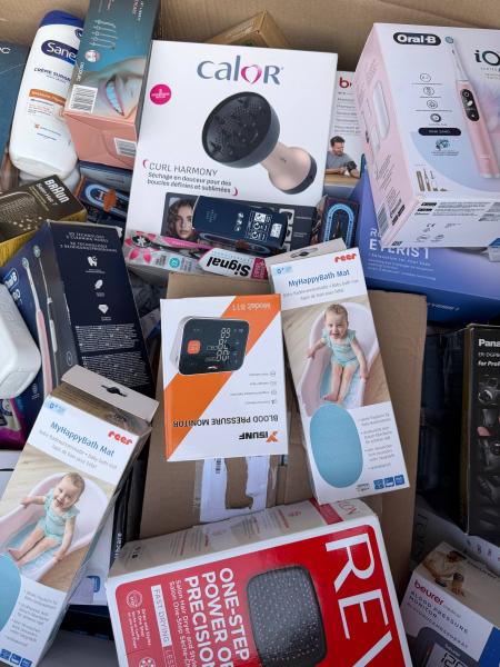 BEAUTY- & GESUNDHEITSGER&Auml;TE &ndash; AMAZON-RETOUREN &ndash; 75% UNTER RETAIL &ndash; 327 ST- 7,10 &euro;/ST- 17,19 &euro;/KG