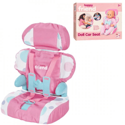 Happy Friend Autositz für Puppen, 36 cm