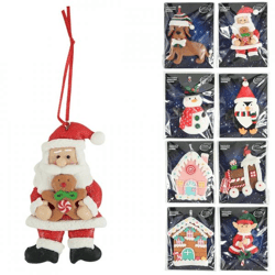 Home Accents Weihnachtsanhänger 10 cm, 8er-Set, sortiert