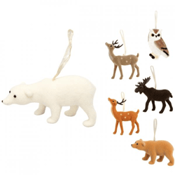 Home Accents Weihnachtsanhänger 10 cm, 6er-Set, sortiert