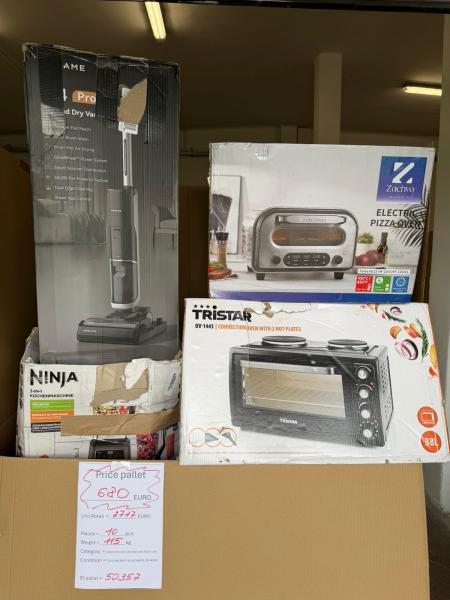 K&Uuml;CHEN- & REINIGUNGSGER&Auml;TE &ndash; AMAZON-RETOUREN &ndash; 75% UNTER RETAIL &ndash; 10 ST- 67,93 &euro;/ST- 5,95 &euro;/KG