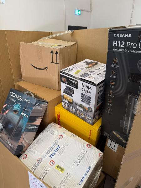 K&Uuml;CHEN- & REINIGUNGSGER&Auml;TE &ndash; AMAZON-RETOUREN &ndash; 75% UNTER RETAIL &ndash; 11 ST- 45,50 &euro;/ST- 4,78 &euro;/KG