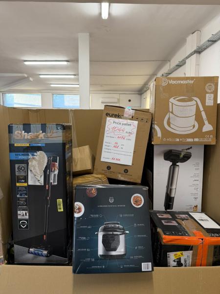 K&Uuml;CHEN- & REINIGUNGSGER&Auml;TE &ndash; AMAZON-RETOUREN &ndash; 75% UNTER RETAIL &ndash; 14 ST- 74,57 &euro;/ST- 8,18 &euro;/KG