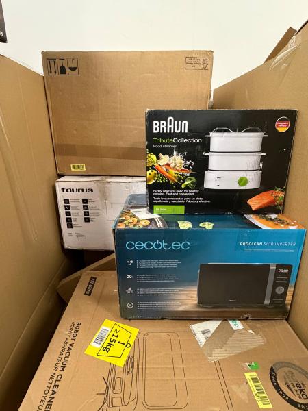 K&Uuml;CHEN- & REINIGUNGSGER&Auml;TE &ndash; AMAZON-RETOUREN &ndash; 75% UNTER RETAIL &ndash; 14 ST- 90,81 &euro;/ST- 9,74 &euro;/KG