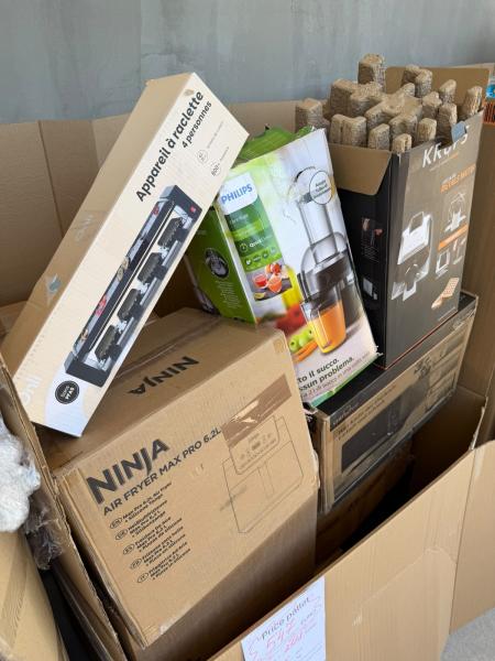 K&Uuml;CHEN- & REINIGUNGSGER&Auml;TE &ndash; AMAZON-RETOUREN &ndash; 75% UNTER RETAIL &ndash; 15 ST- 36,47 &euro;/ST- 5,07 &euro;/KG