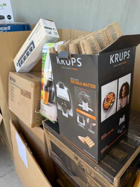 K&Uuml;CHEN- & REINIGUNGSGER&Auml;TE &ndash; AMAZON-RETOUREN &ndash; 75% UNTER RETAIL &ndash; 15 ST- 36,47 &euro;/ST- 5,07 &euro;/KG