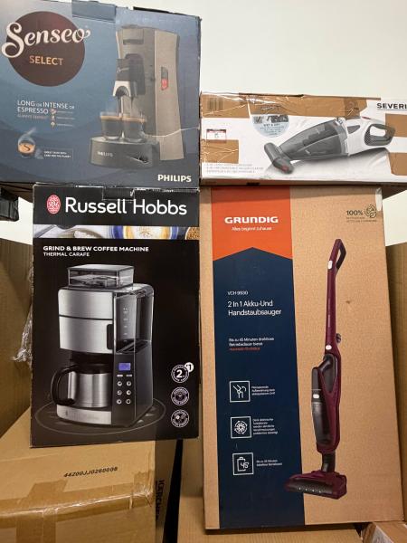 K&Uuml;CHEN- & REINIGUNGSGER&Auml;TE &ndash; AMAZON-RETOUREN &ndash; 75% UNTER RETAIL &ndash; 17 ST- 50,36 &euro;/ST- 7,13 &euro;/KG