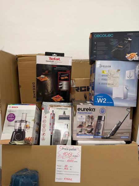 K&Uuml;CHEN- & REINIGUNGSGER&Auml;TE &ndash; AMAZON-RETOUREN &ndash; 75% UNTER RETAIL &ndash; 19 ST- 49,63 &euro;/ST- 7,69 &euro;/KG