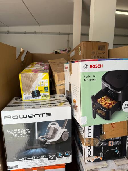 K&Uuml;CHEN- & REINIGUNGSGER&Auml;TE &ndash; AMAZON-RETOUREN &ndash; 75% UNTER RETAIL &ndash; 19 ST- 42,43 &euro;/ST- 5,25 &euro;/KG