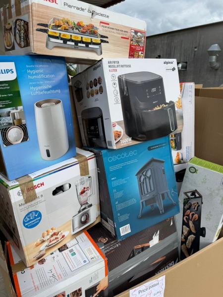 K&Uuml;CHEN- & REINIGUNGSGER&Auml;TE &ndash; AMAZON-RETOUREN &ndash; 75% UNTER RETAIL &ndash; 21 ST- 24,74 &euro;/ST- 4,23 &euro;/KG