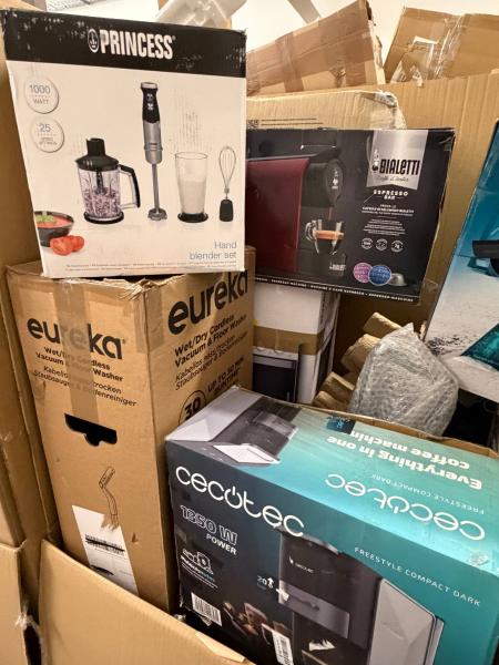 K&Uuml;CHEN- & REINIGUNGSGER&Auml;TE &ndash; AMAZON-RETOUREN &ndash; 75% UNTER RETAIL &ndash; 21 ST- 37,09 &euro;/ST- 4,92 &euro;/KG
