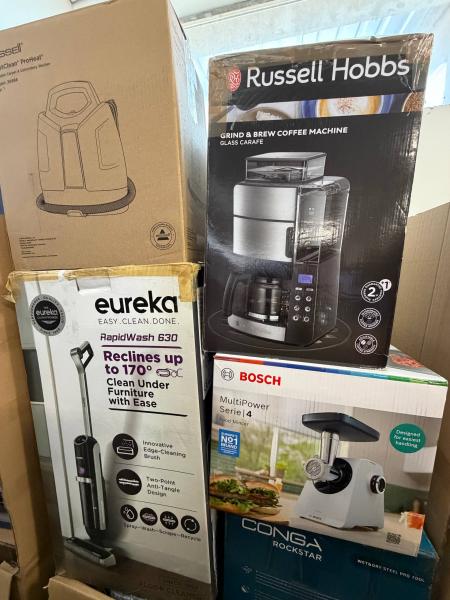K&Uuml;CHEN- & REINIGUNGSGER&Auml;TE &ndash; AMAZON-RETOUREN &ndash; 75% UNTER RETAIL &ndash; 21 ST- 57,23 &euro;/ST- 8,11 &euro;/KG
