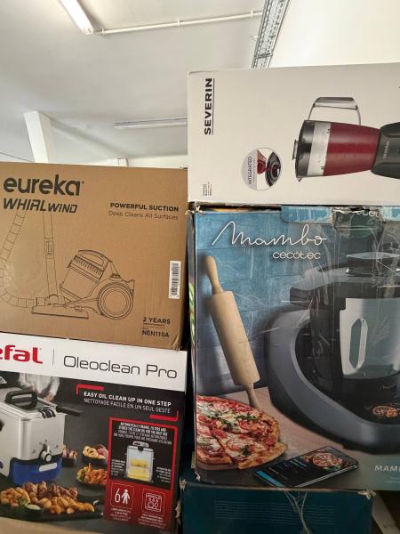 K&Uuml;CHEN- & REINIGUNGSGER&Auml;TE &ndash; AMAZON-RETOUREN &ndash; 75% UNTER RETAIL &ndash; 25 ST- 42,29 &euro;/ST- 7,72 &euro;/KG