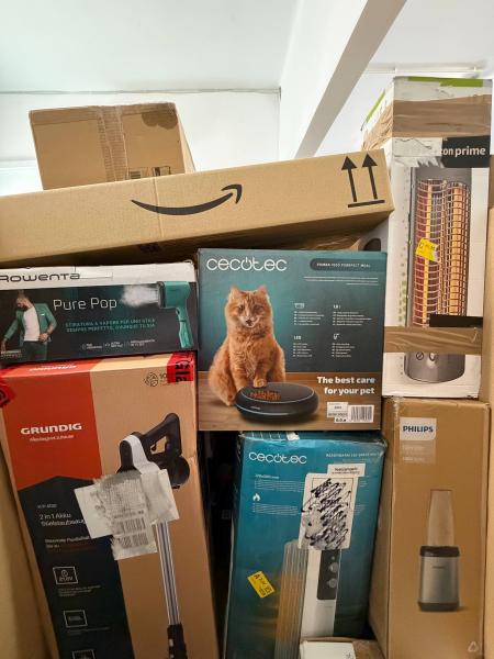 K&Uuml;CHEN- & REINIGUNGSGER&Auml;TE &ndash; AMAZON-RETOUREN &ndash; 75% UNTER RETAIL &ndash; 30 ST- 33,40 &euro;/ST- 5,92 &euro;/KG