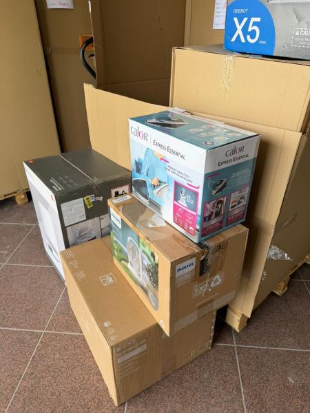 K&Uuml;CHEN- & REINIGUNGSGER&Auml;TE &ndash; AMAZON-RETOUREN &ndash; 75% UNTER RETAIL &ndash; 8 ST- 94,43 &euro;/ST- 7,15 &euro;/KG
