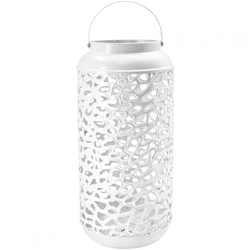 Noor Living Windlicht weiß 38 cm