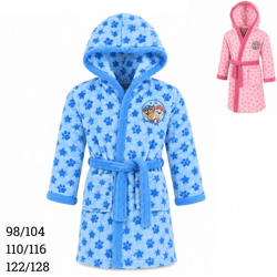 Paw Patrol Bademantel für Kinder aus Fleece, 6 verschiedene Designs
