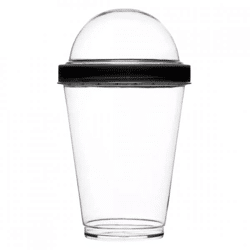 Sagaform Joghurt-Reisbecher, schwarz, 300 ml