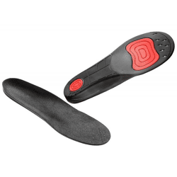 SoleFoot Einlegesohlen ideal für Arbeitsschuhe Einlagen Hi-Performance Schuheinlage Work Black Deluxe Edition Schwarz/Rot