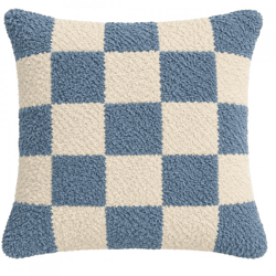 Unique Living Kissen „Ziva“ Jeansblau 45 x 45 cm